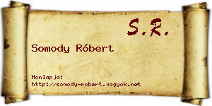 Somody Róbert névjegykártya